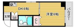 デイズハイツ境川【4階】の間取り