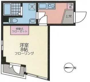 グエル・サカエ羽根木【2階】の間取り