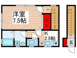 カーサフェリーチェ柴又【2階】の間取り