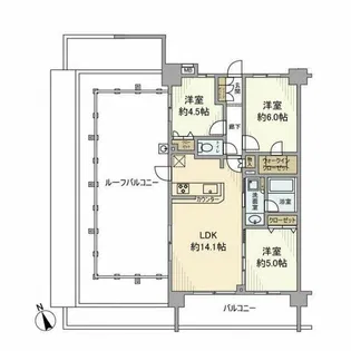 ファインスクエア東白楽I【5階】の間取り