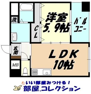 アーリントン【8階】の間取り