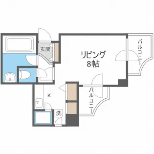 ビッグパレス西線WEST【4階】の間取り