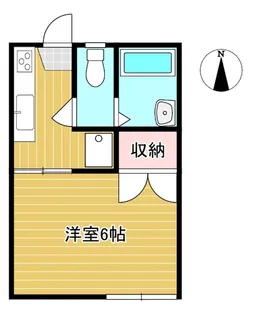 フォーブル昭和 102号室【1階】の間取り