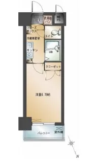 エンクレスト西公園【8階】の間取り