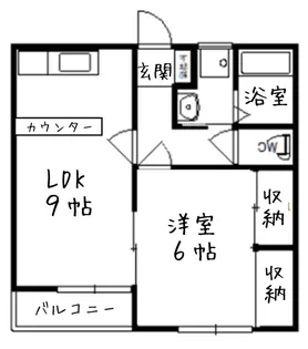 KTハイツ【2階】の間取り