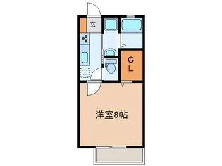 ラリーグラス【1階】の間取り