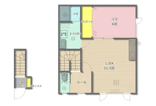 cisne【2階】の間取り