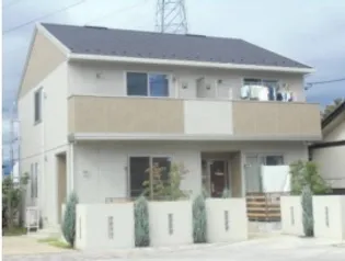 山梨県甲府市大里町【アパート】の外観