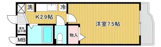 アースマーシーマンション【2階】の間取り