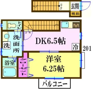 ナリトモ大巌寺D【1階】の間取り