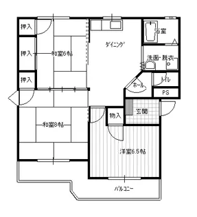 ハイムTAKAHASHI【3階】の間取り