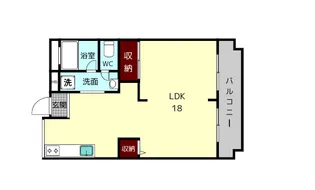 東生駒8番館【4階】の間取り
