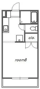 南台ハイツ G【2階】の間取り