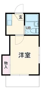 レオパレス衣笠第16【1階】の間取り