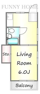 東京都世田谷区赤堤4【アパート】の間取り