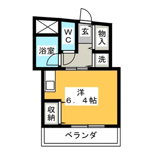 ニューポートマンション【4階】の間取り