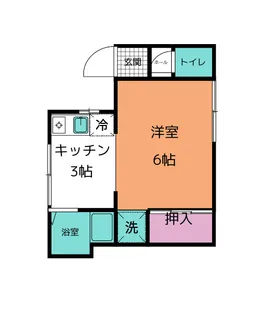 松島アパート【1階】の間取り