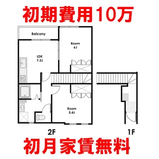 サンヒルズ前橋山王【2階】の間取り