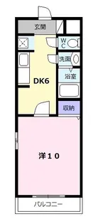 ハイタウン久保【1階】の間取り