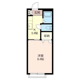 ジュネス上本郷【2階】の間取り