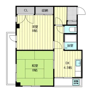 メゾン栄【4階】の間取り