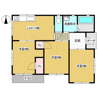 岡山県岡山市東区瀬戸町瀬戸【一戸建】の間取り