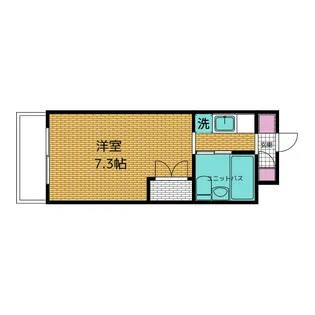 リッシュ・ラフォーレ【2階】の間取り