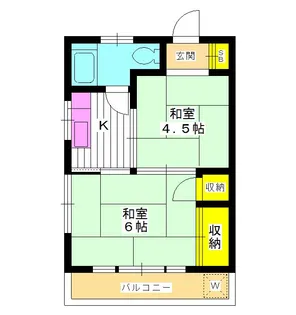 東京都練馬区中村2【マンション】の間取り