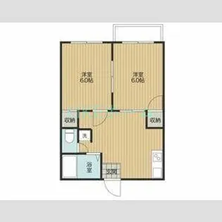 シーダース丸山【2階】の間取り