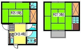 2DKの間取り画像