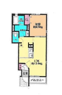 Dura Casa下里【1階】の間取り