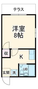 1Kの間取り画像