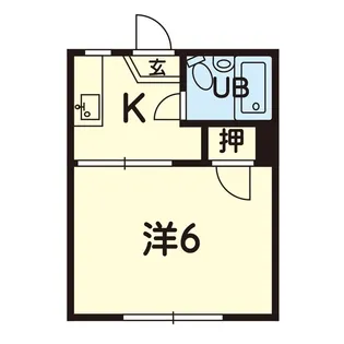 ハイツ清香【2階】の間取り