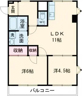 カプレーナ松阪【4階】の間取り