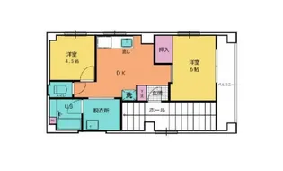 花一ビル【2階】の間取り