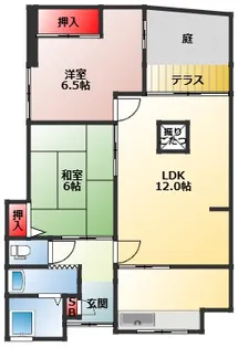 大阪府大阪市東淀川区淡路1【一戸建】の間取り