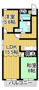 マリーブ千葉【3階】の間取り