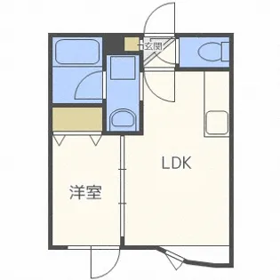 アークコート水車町【2階】の間取り