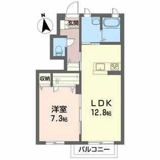 グランシャリオM【1階】の間取り