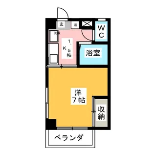 ワイズフィールド【3階】の間取り