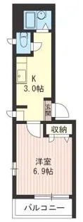 A.Mマンション【1階】の間取り