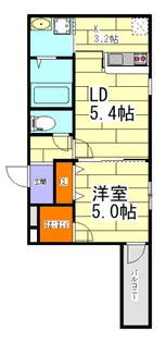 フジパレス豊中岡町【2階】の間取り