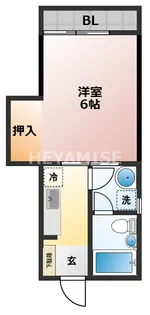 コーポK【2階】の間取り