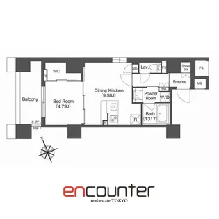 コンフォリア西荻窪【9階】の間取り