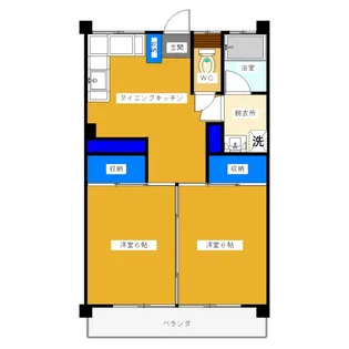 茨城県つくば市吾妻3【マンション】の間取り