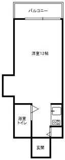 ローヤルハイツ南7条【6階】の間取り