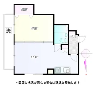 東京都新宿区南元町【マンション】の間取り