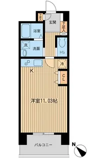 六本木ライズハウス【5階】の間取り