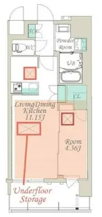 スプランディッド江東住吉【10階】の間取り