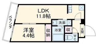 ボナール【2階】の間取り